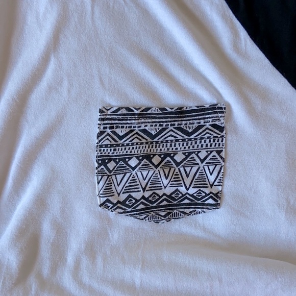 Empyre 3/4 Sleeve Tribal Pocket Baseball Tee - Picture 4 of 7